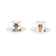 Modern Artist espresso cup and saucer set